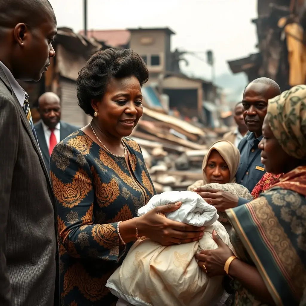 Vice President Assures Support Following Devastating Accra Market and Barracks Fire